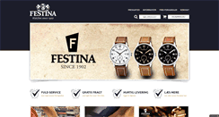 Desktop Screenshot of festina.dk