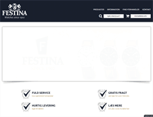 Tablet Screenshot of festina.dk